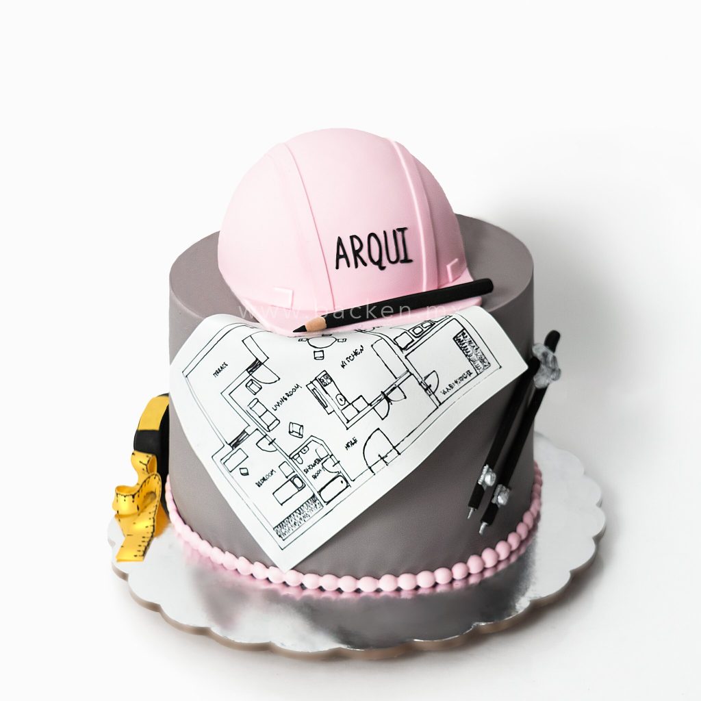 Celebra con Pastel Personalizado para Mujer Arquitecto